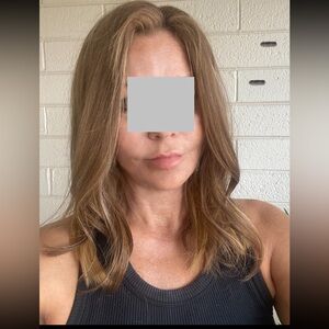 NEW HIDDEN CROWN REMY HUMAN HAIR TOPPER - Brown with subtle highlights